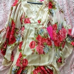 Betsey Johnson Floral Dress- NWT